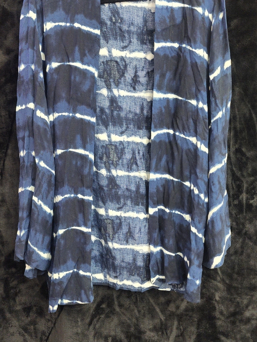 Xhilaration Blue Tie-Dye Kimono Cardigan – M/L
